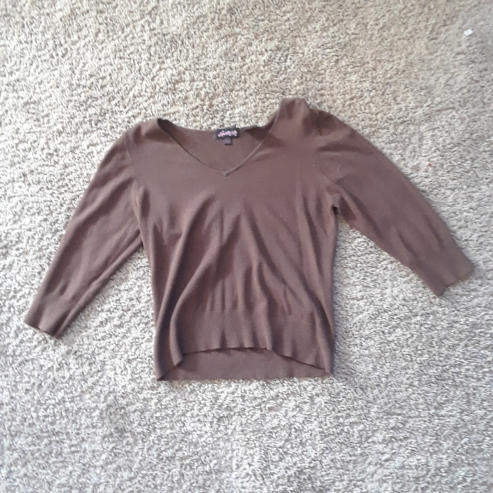 🌟4/$10🌟Spoiled Cropped ribbed sweater
